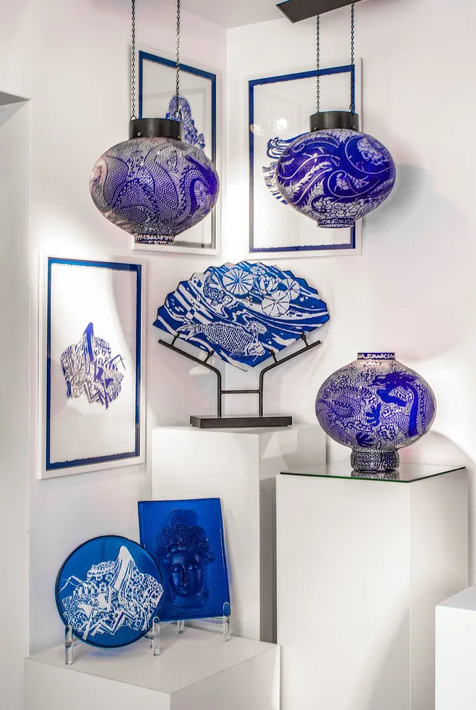 Blue and White · Plate 6