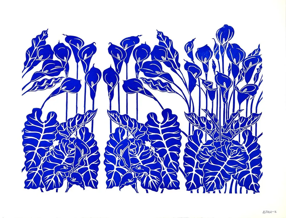 Blue and White · Plate 9