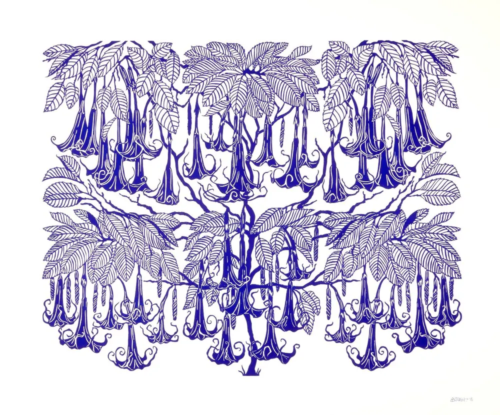 Blue and White · Plate 10