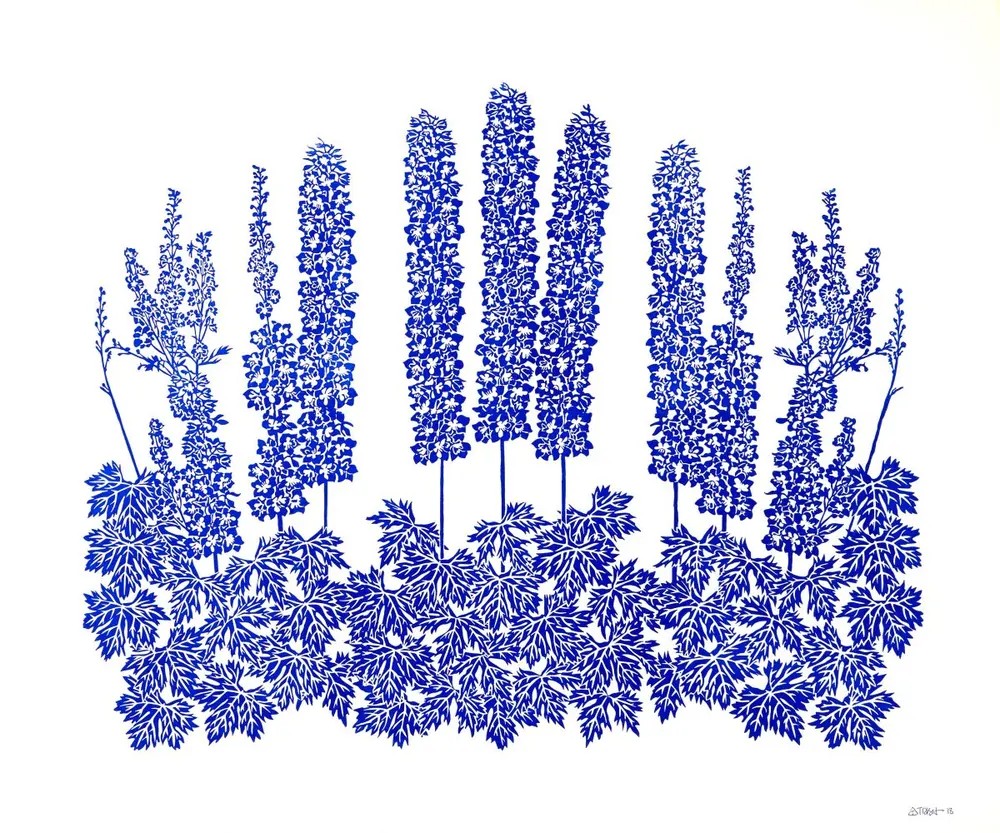 Blue and White · Plate 15