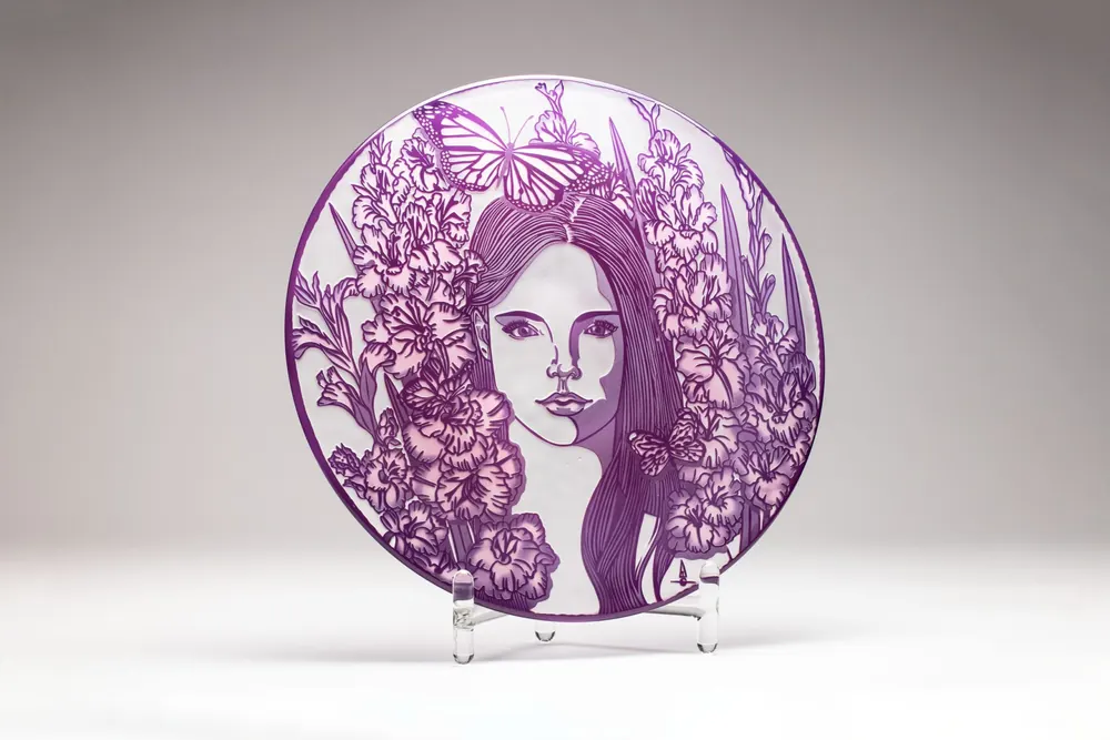 Pink Lady Rondels · Plate 6