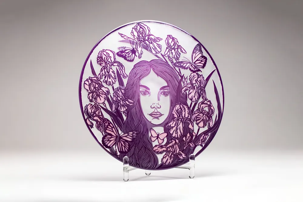 Pink Lady Rondels · Plate 7