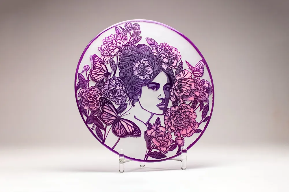 Pink Lady Rondels · Plate 8