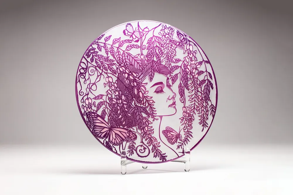 Pink Lady Rondels · Plate 9