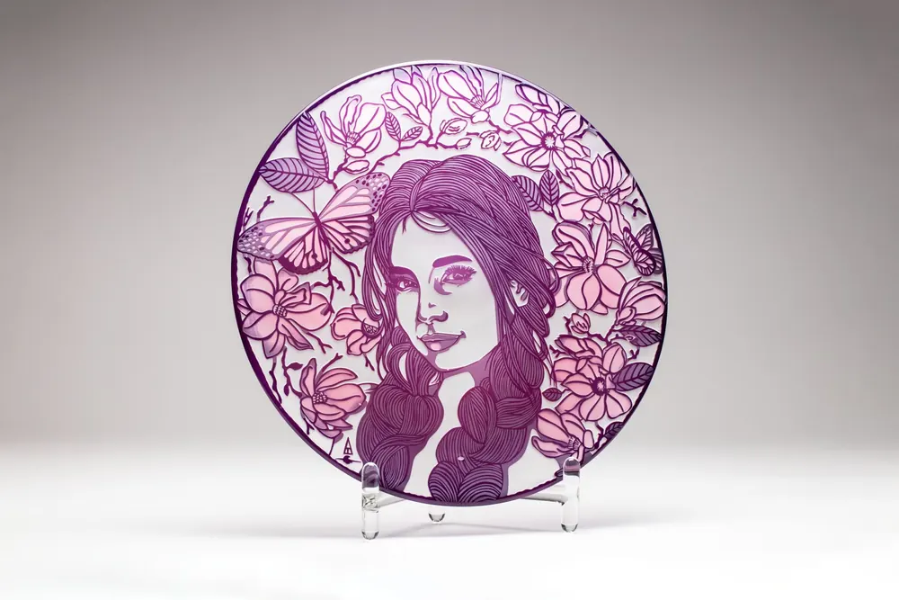 Pink Lady Rondels · Plate 12