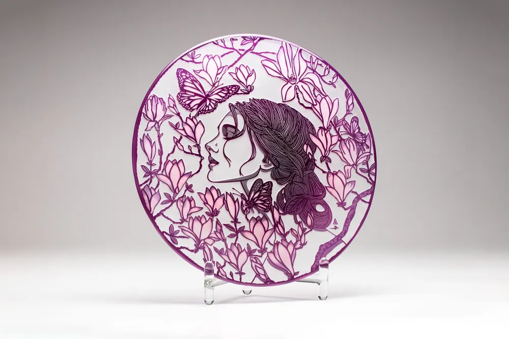 Pink Lady Rondels · Plate 13