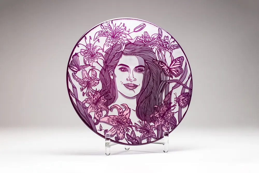 Pink Lady Rondels · Plate 15