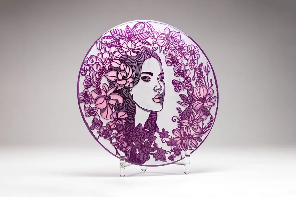 Pink Lady Rondels · Plate 17