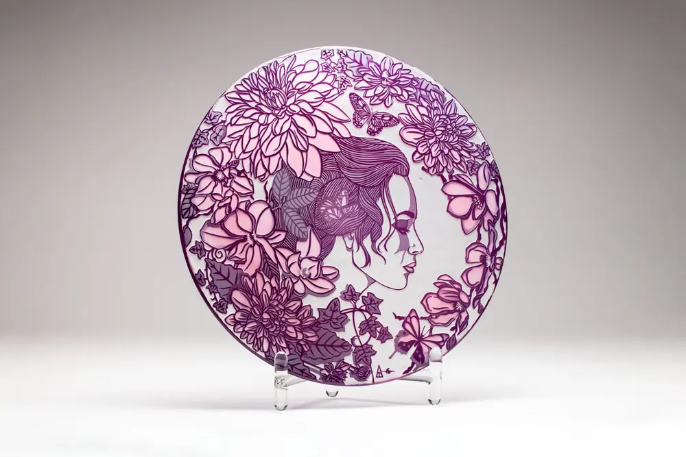Pink Lady Rondels · Plate 18