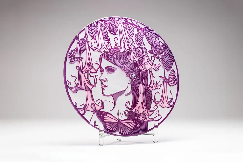Pink Lady Rondels · Plate 24